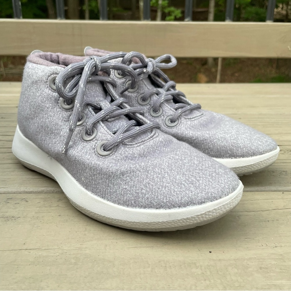 Allbirds Women's Wool Runner-up Mizzles - Medium Grey (Light Grey Sole) size 8 - Picture 5 of 16